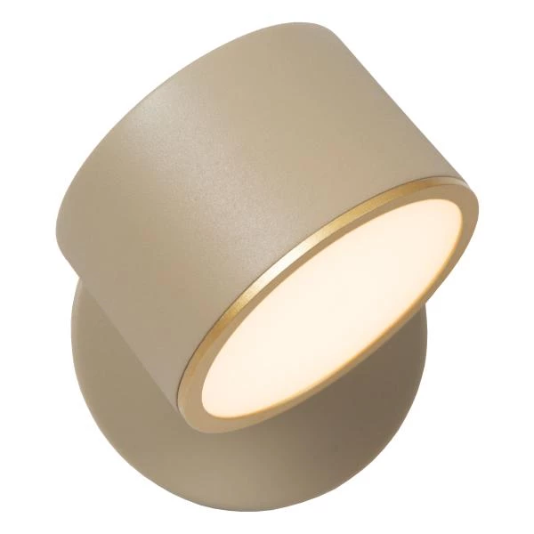 Lucide GIAN - Applique murale - LED Dim. - 1x9W 2700K - Taupe - détail 1